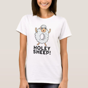 Holey Sheep Funny Animal Puff T-Shirt