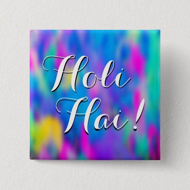 HOLI Festival of Colors 2 + Ihre Ideen Button (Vorderseite)
