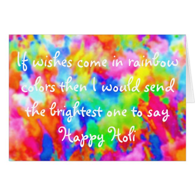 HOLI Festival of Colors + Ihre Ideen (Vorderseite (Horizontal))