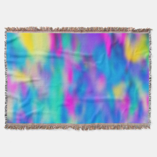 Holi Mehrfarbig Pattern 2 + Ihre Ideen Decke (Vorderseite)