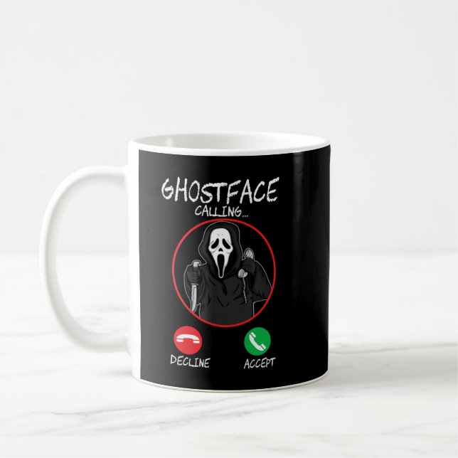 Holiday 365 Halloween Geistergesicht ruft Pullover Kaffeetasse (Links)