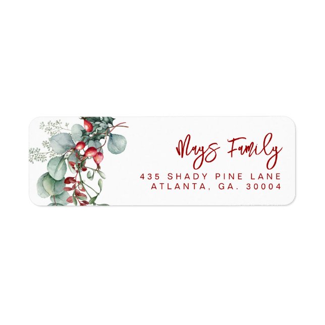 Holiday Address Labels (Vorne)