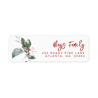 Holiday Address Labels
