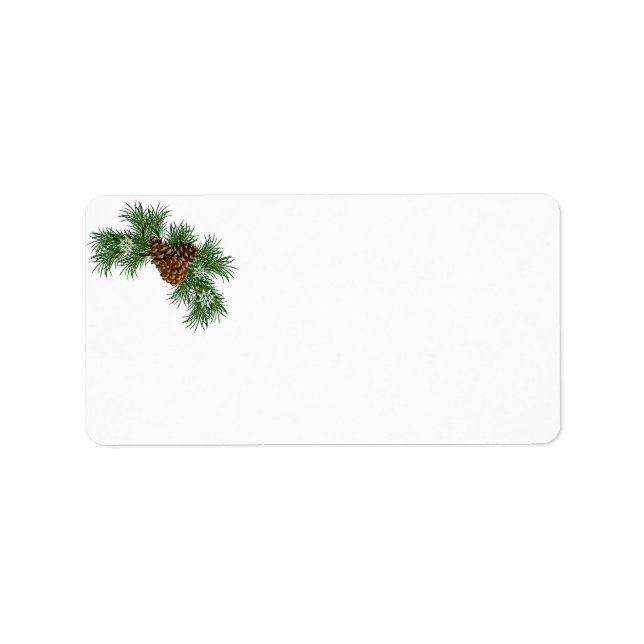Holiday Address Labels Adressaufkleber (Vorne)