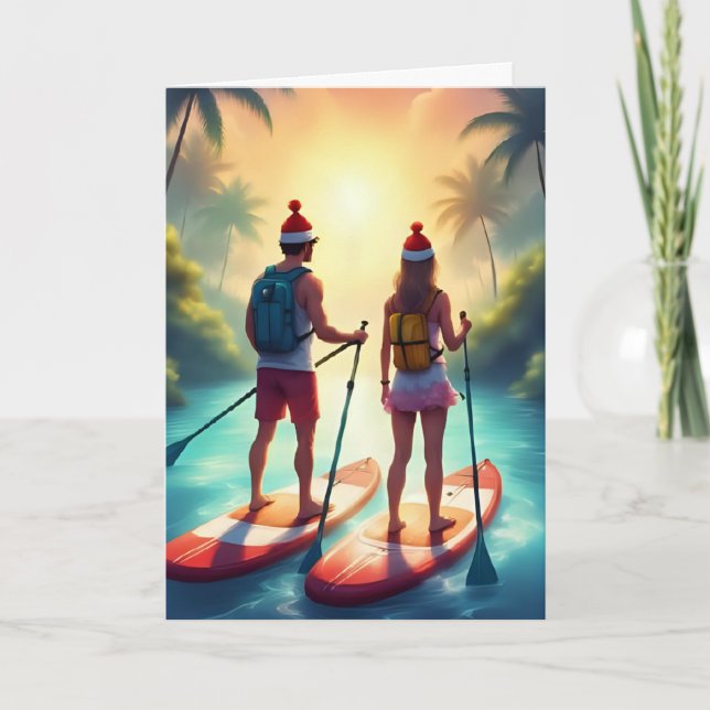 Holiday Adventure Paddleboard - Weihnachten an der Karte (Vorderseite)