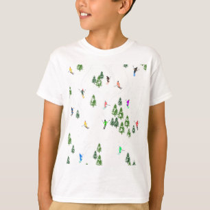 Holiday Alpine Skifahren T-Shirt