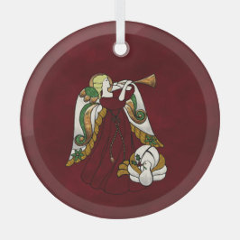 Holiday Angel Ornament Aus Glas