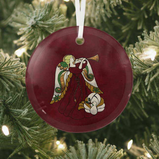 Holiday Angel Ornament Aus Glas (InSitu)