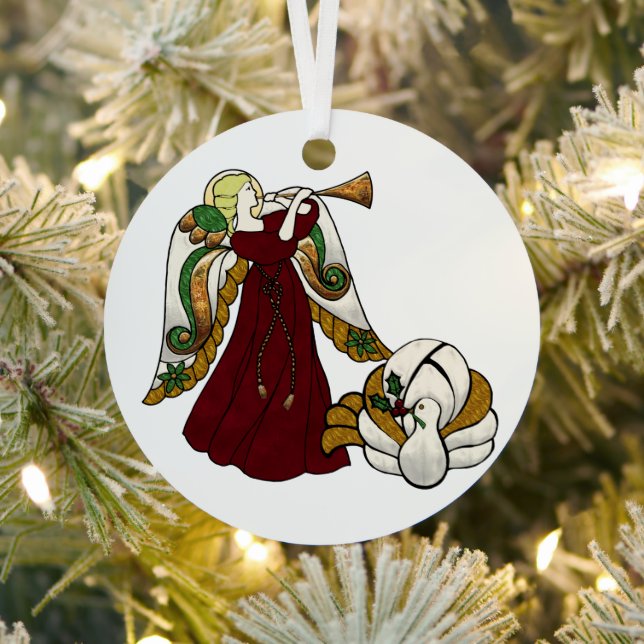 Holiday Angel Ornament Aus Metall (InSitu)
