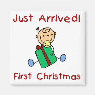 Holiday Baby Boy Just Arrived Tshirts und Geschenk Magnet