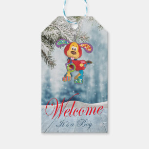 Holiday Baby Dusche Geschenkanhänger