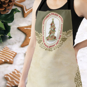 Holiday Bakery Backbrien Gläschen Weihnachten Schürze