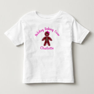 Holiday Baking Crew Gingerbread Girl Kleinkind T-shirt
