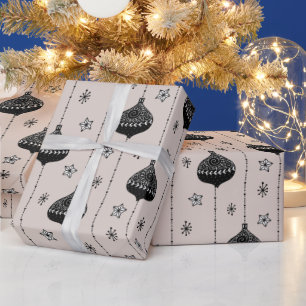 Holiday Baubles Moderne Weihnachten Geschenkpapier