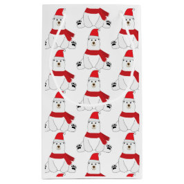 Holiday Bear Kleine Geschenktasche Kleine Geschenktüte