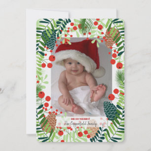 Holiday Bold Foto Card Einladung