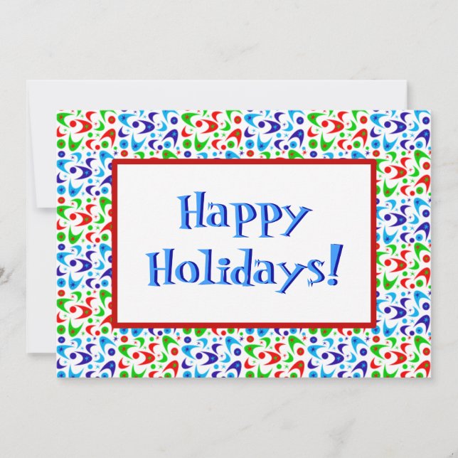 Holiday Boomerangs Einladung (Vorderseite)