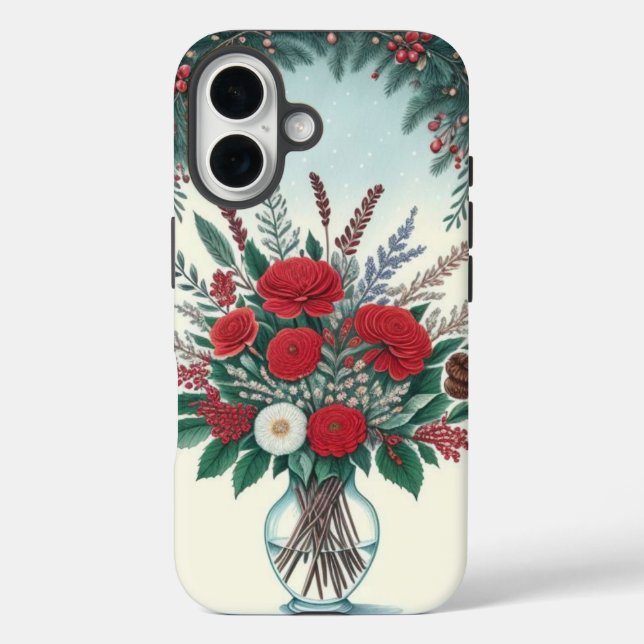 Holiday Bouquet Case-Mate iPhone Hülle (Rückseite)