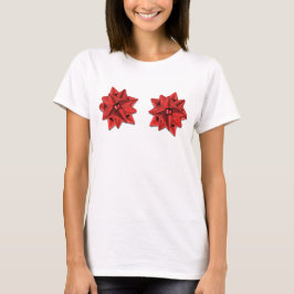 Holiday Bow Bra (rot) T-Shirt