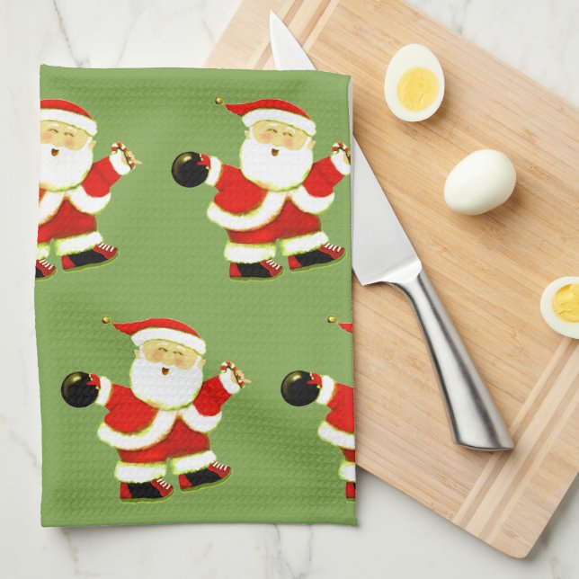Holiday Bowl Handtuch (Viertel Falte)