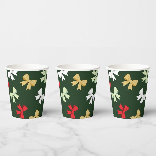 Holiday Bows Pappbecher (Multi)