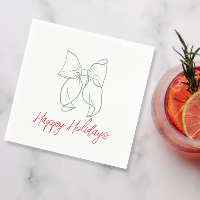 Holiday Bows Serviette (Von Creator hochgeladen)