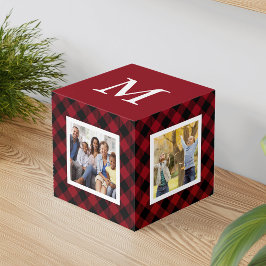 Holiday Buffalo Kariert Monogram Family Würfel