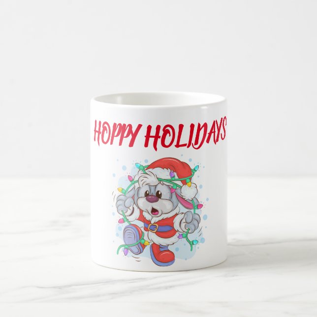 Holiday Bunny Christmas Tasse (Mittel)