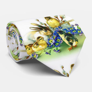 Holiday Bunny & Spring Chicks Ostern Krawatte