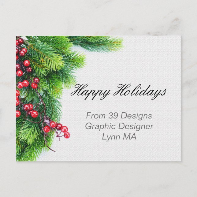 Holiday Business Postkarten (Vorderseite)