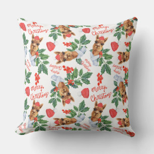 Holiday Camel Throw Kissen