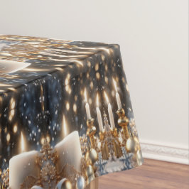 Holiday Candles Tableclout Tischdecke