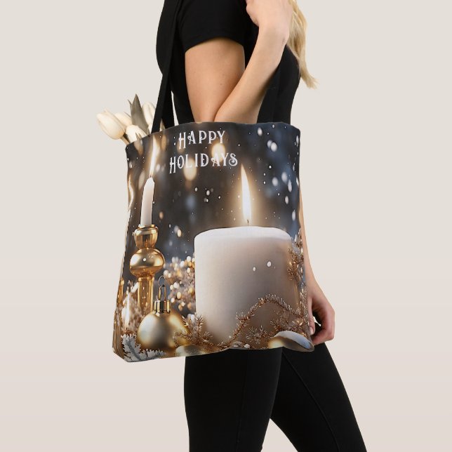 Holiday Candles Tote Bag (Von Nahem)