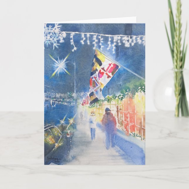 Holiday Card - Blank Inside Karte (Vorderseite)