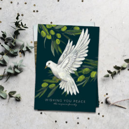 Holiday Card für die "Peace Dove and Olive Branche Einladung