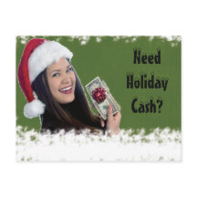 Holiday Cash Postkarte