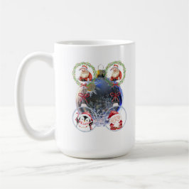 Holiday Characters on a Snowflake Ornament Kaffeetasse