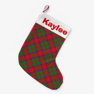 Holiday Charm Clan MacKintosh Tartan Kleiner Weihnachtsstrumpf