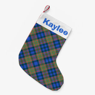 Holiday Charm Clan MacLellan Tartan Kleiner Weihnachtsstrumpf