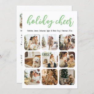 Holiday Cheer 12 Foto Weihnachten Personalisiert