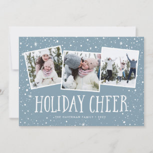 Holiday Cheer   3 FotoCollage Feiertagskarte