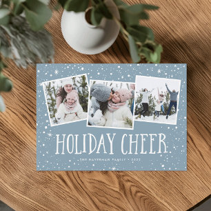 Holiday Cheer 3 FotoCollage Feiertagskarte