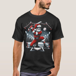 Holiday Cheer Baseball Santa Shirt für Sport
