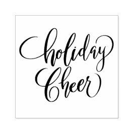 Holiday Cheer Brush Calligraphy Gummistempel