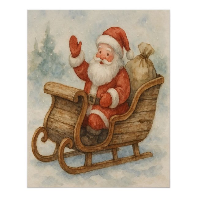 Holiday Cheer – Elegant Christmas Poster Art (Vorderseite)