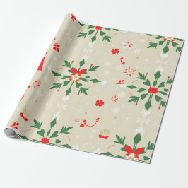 Holiday Cheer Geschenk Wrap Muster Geschenkpapier