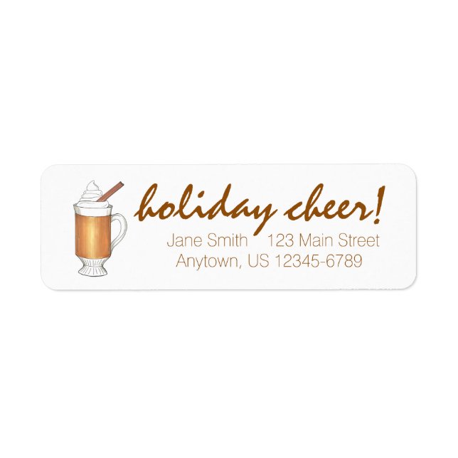 Holiday Cheer Hot Buttered Rum Xmas Winter Drinks (Vorne)