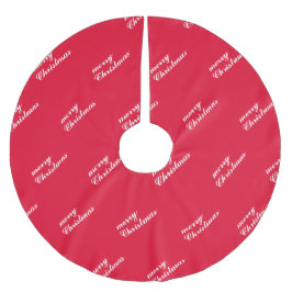 Holiday Cheer Patterned Christmas Polyester Weihnachtsbaumdecke