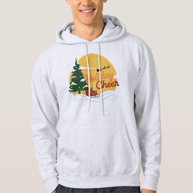 Holiday Cheer: Santa’s Sleigh Ride Hoodie (Vorderseite)