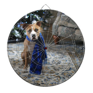 Holiday Cheer von Pit Bull Rescue Dog Dartscheibe
